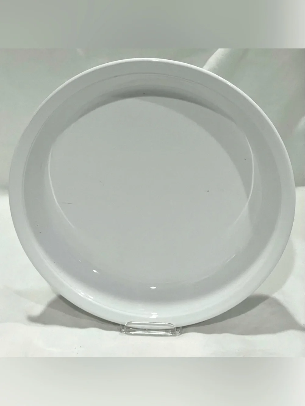 💥3/$50 Classic Corningware Plain White 9” Pyroceram Pie Pan | EUC